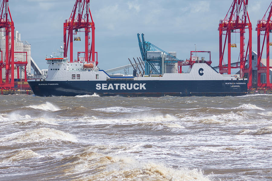 Seatruck Panorama 2 Photograph by Steev Stamford