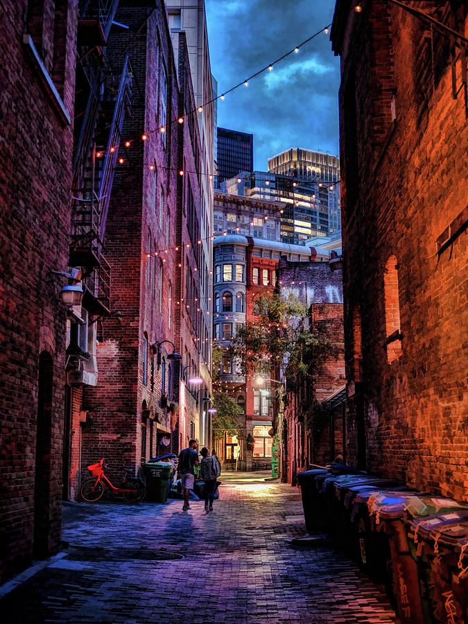 Seattle Alley Painting by Christopher Arndt