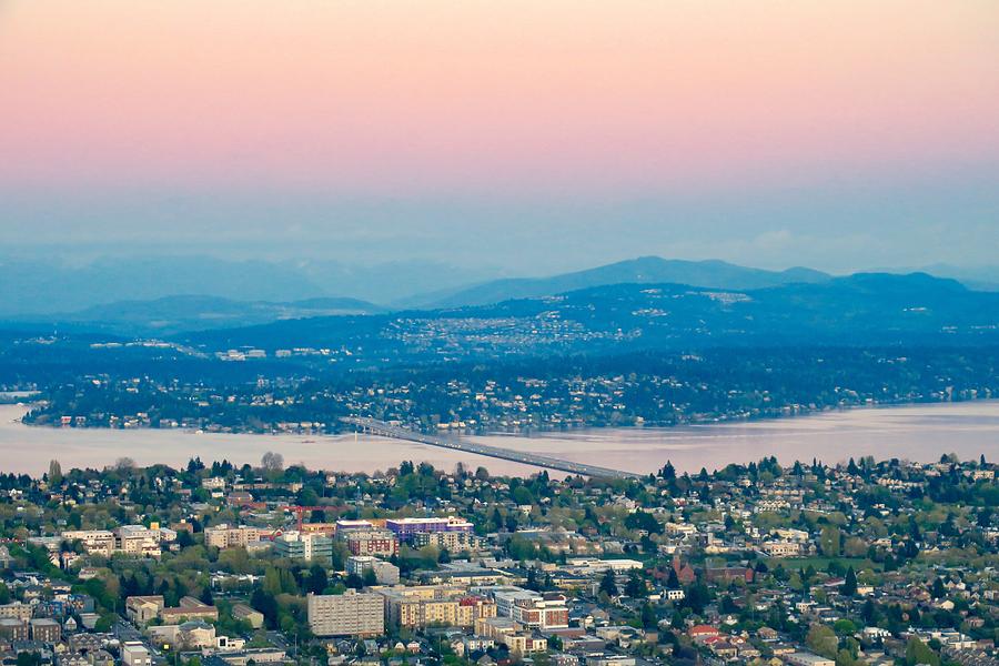 Seattle at Twilight Photograph by Spacewalk | Fine Art America