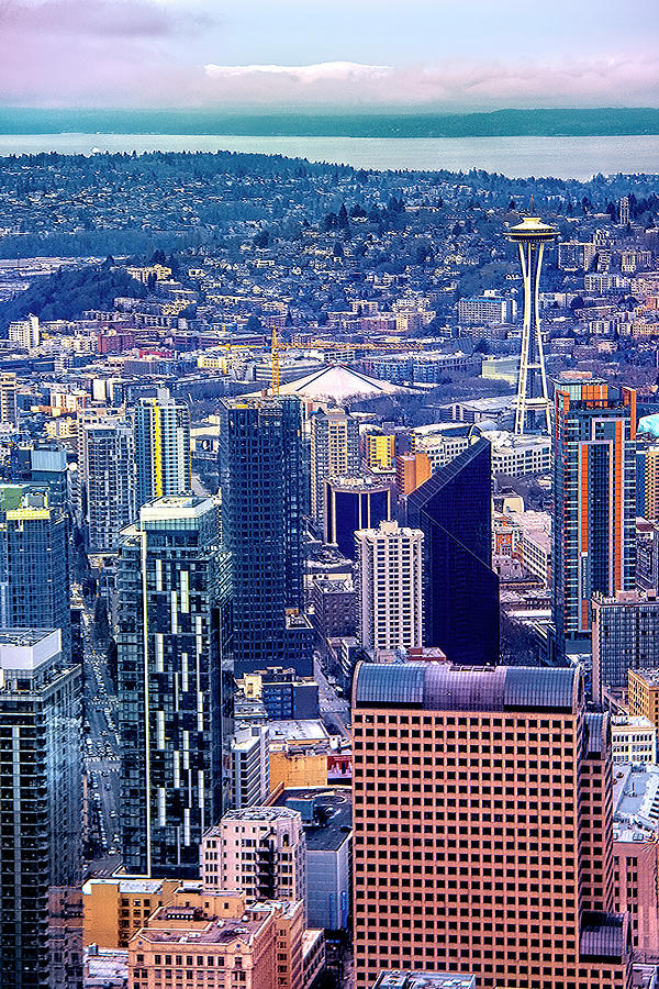 Seattle CityScapes I Photograph by Cathy Anderson