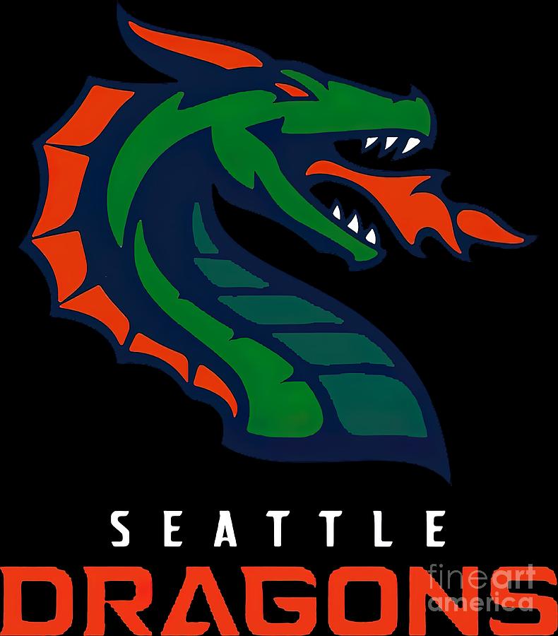 Seattle Dragons Football Painting by Patel Mason - Fine Art America