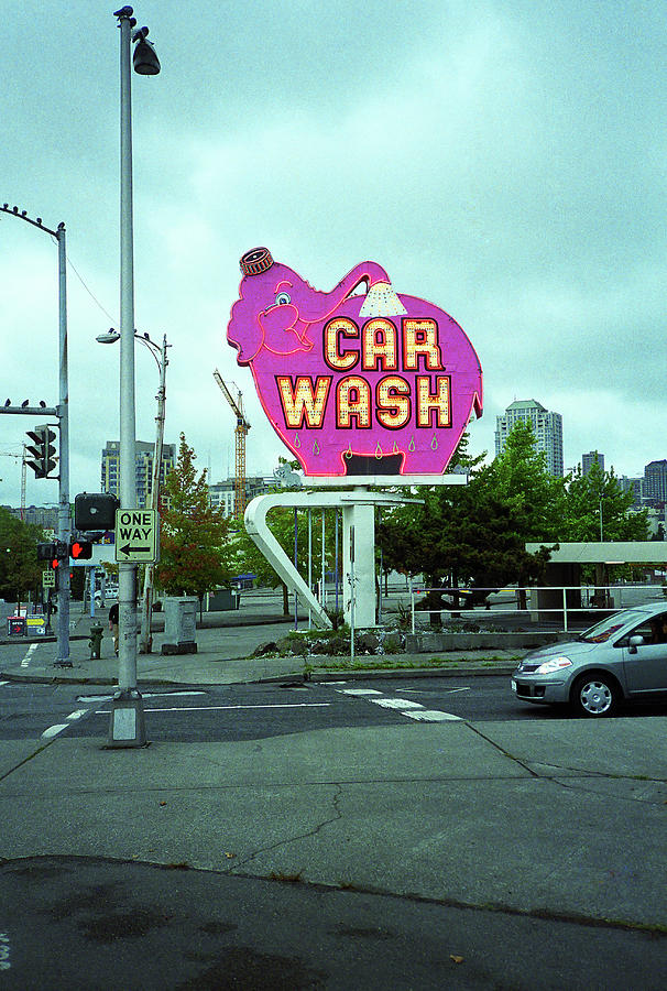Seattle - Elephant Car Wash 2007 #2 Photograph by Frank Romeo