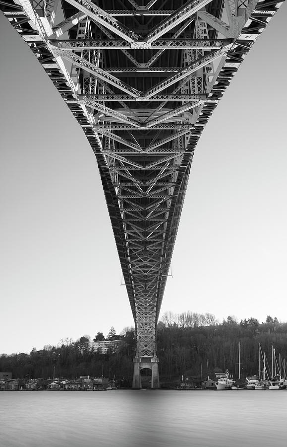 Seattle Photograph - Seattle Fremont Bridge by William Dunigan