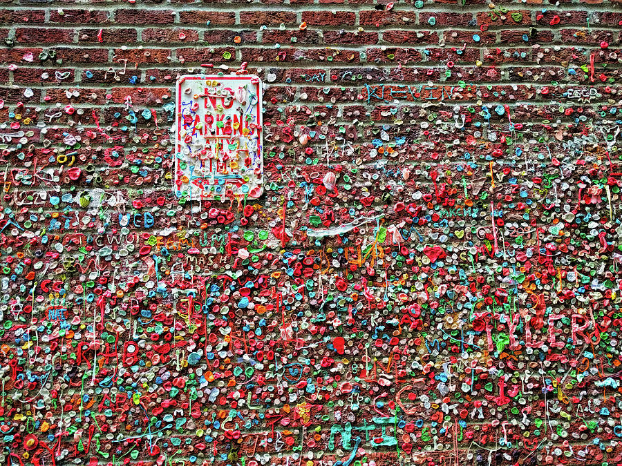 Seattle Gum Wall Painting by Christopher Arndt