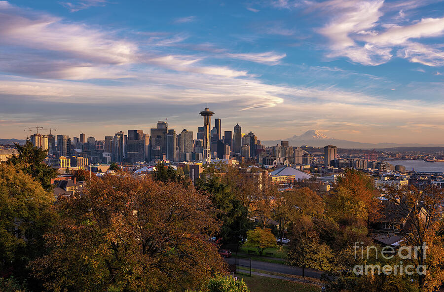 Seattle In The Fall Photograph