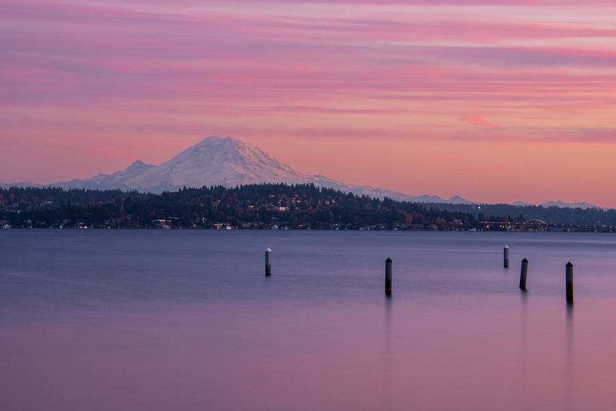 Seattle Madison Park Sunset Photograph by Matt McDonald
