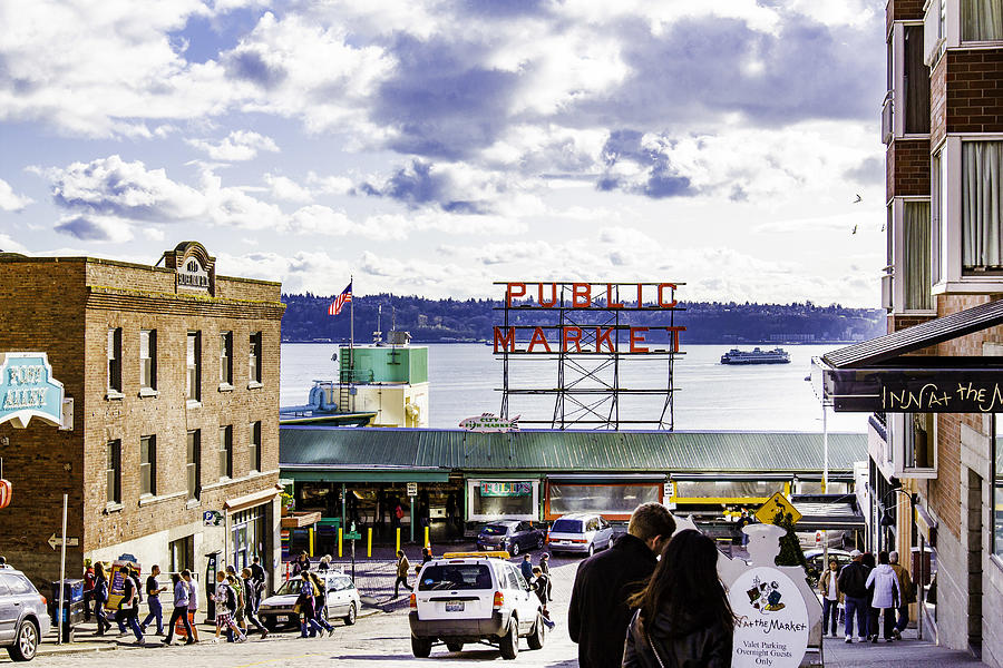 Seattle Pike Place Public Market Photograph by Nickdelrosario