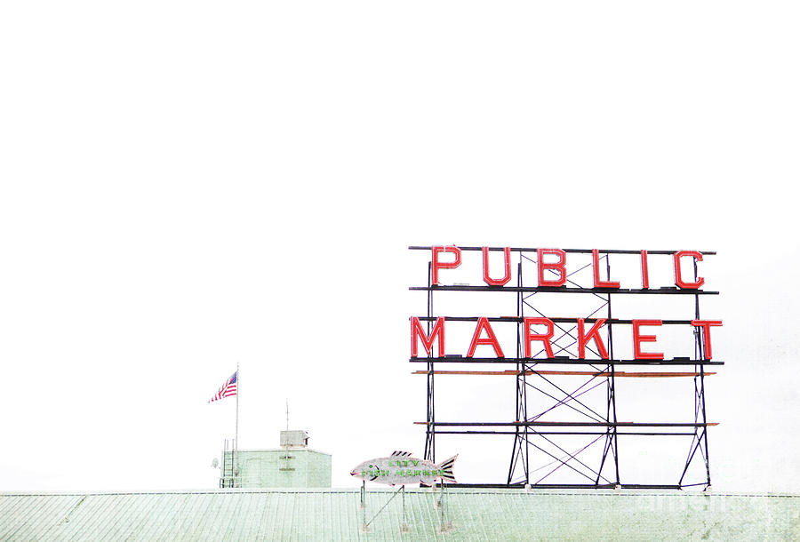 Seattle Public Market Photograph by Jennifer Camp