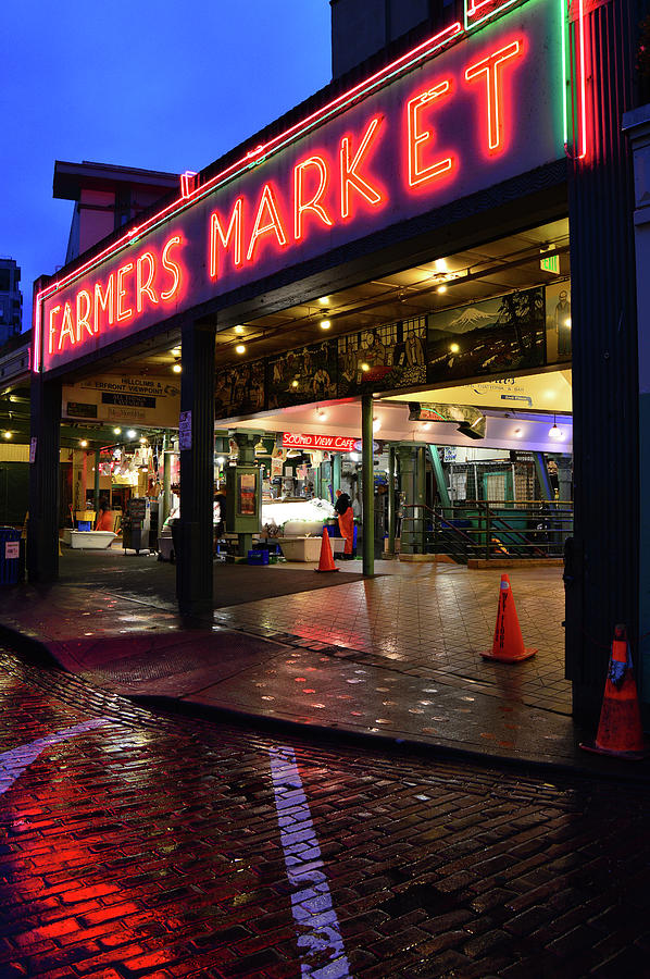 Seattle Public Market Pike Street Photograph by James Kirkikis