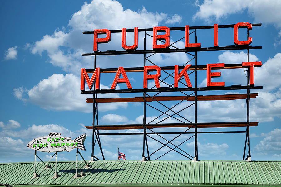 Seattle Public Market Photograph by Stephen Stookey
