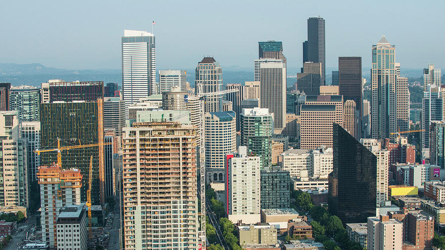 Seattle Skyline 2 Photograph by Doug LaRue