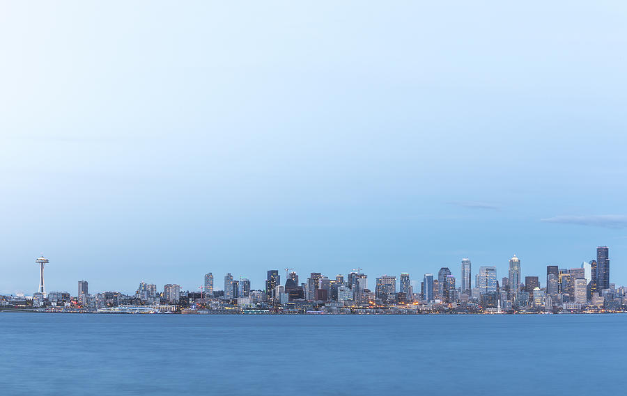 Seattle Skyline, USA, Washington, Seattle Photograph by Malorny