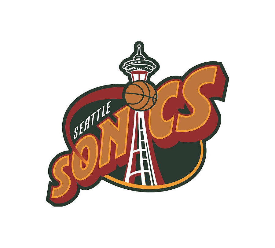 Seattle Sonics Drawing by Daryl Santos - Fine Art America