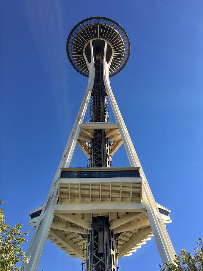 Seattle Space Needle #3 Photograph by Jerry Abbott