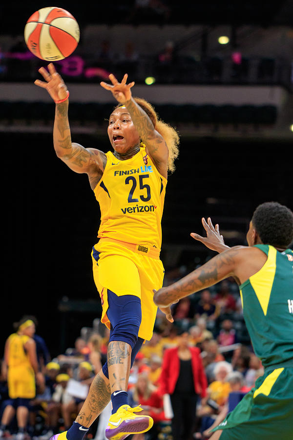 Seattle Storm vs Indiana Fever Photograph by Justin Casterline