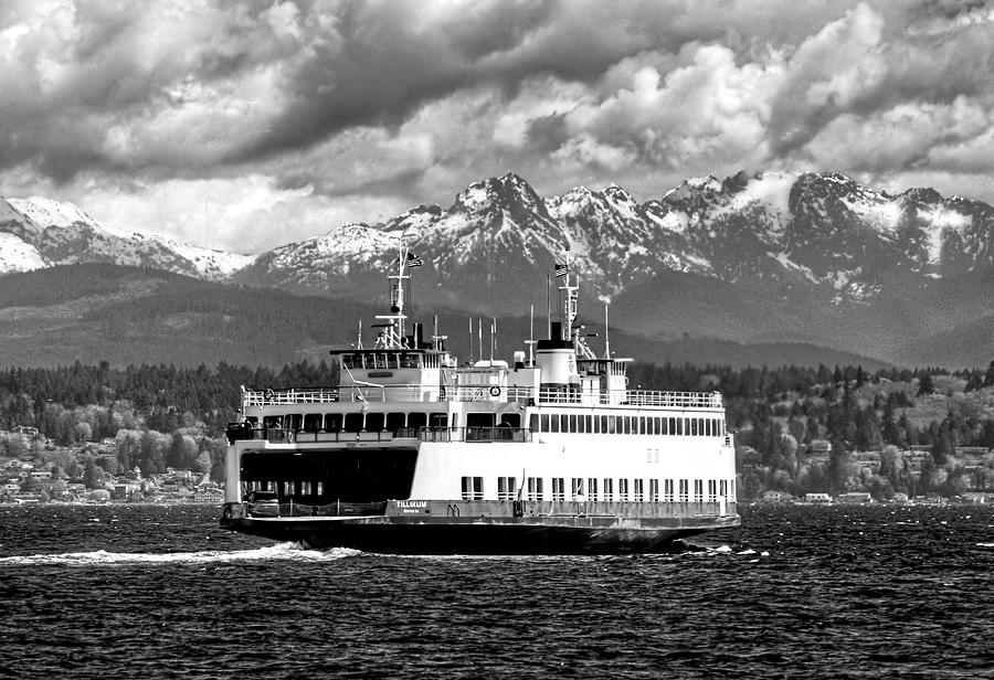 Seattle to Bremerton Ferry Photograph by Greg Sigrist