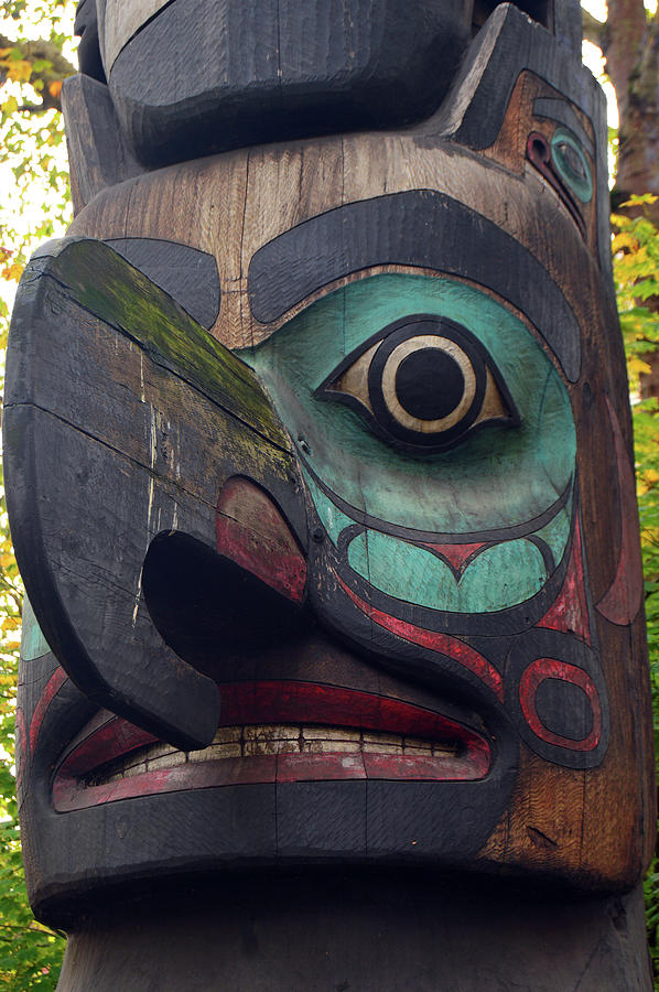 Seattle Totem POle Photograph by James Kirkikis | Fine Art America