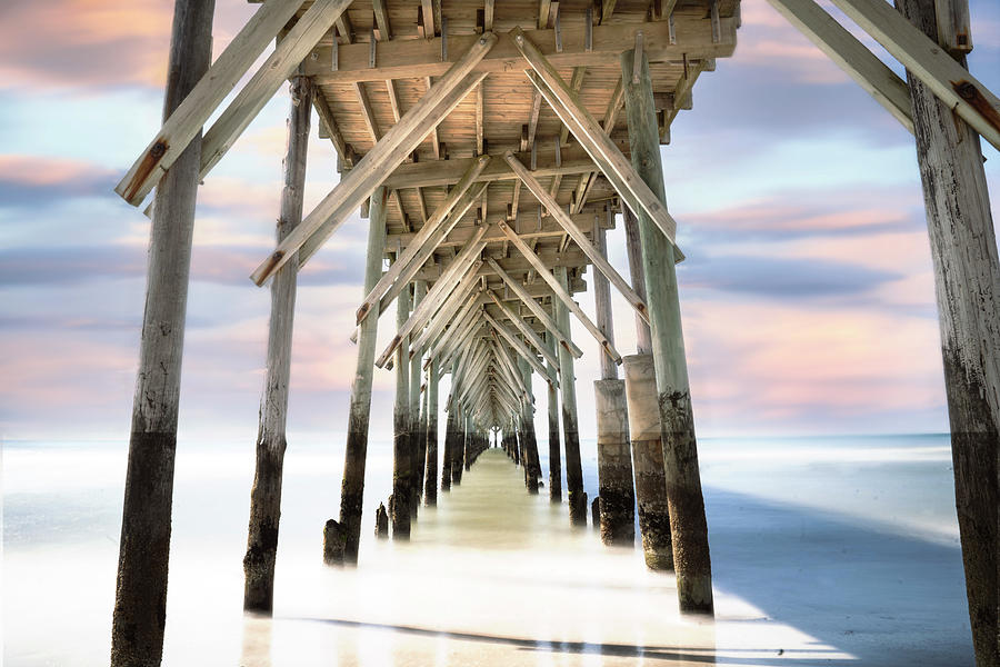 Seaview Pier Sunrise Photograph by Jacki Marino - Fine Art America