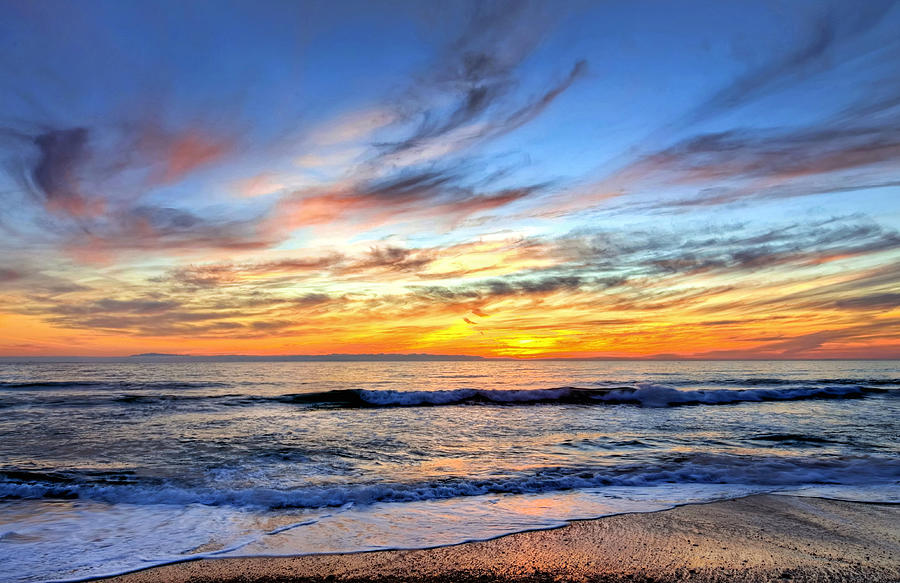 Seaward Sunset Photograph by Wendell Ward