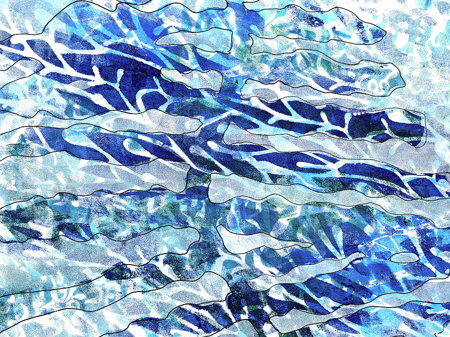 Nature Painting - Seaweed by Cynthia Fletcher