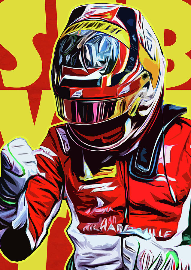 Sebastian Vettel Digital Art by Smh Yrdbk