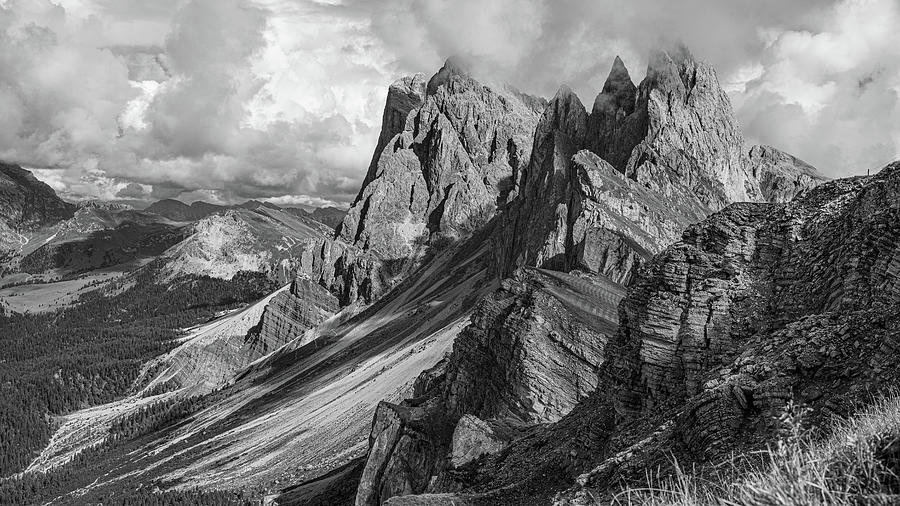 Seceda Ridgeline Dolomites in Italy Photograph by Brenda Jacobs