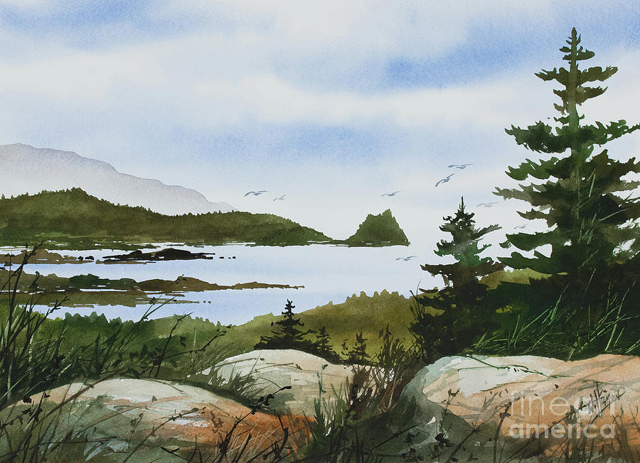 Secluded Bay Painting by James Williamson