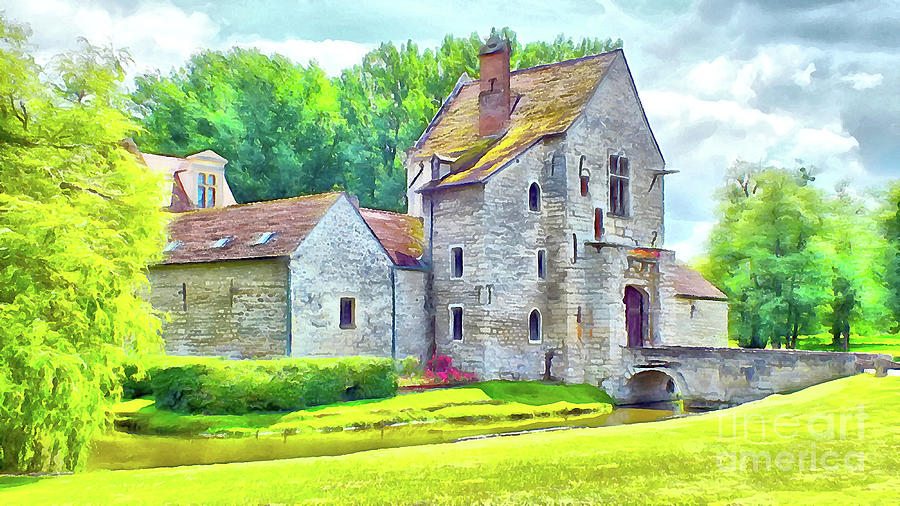 Secluded French Chateau Digital Art by Joseph Hendrix