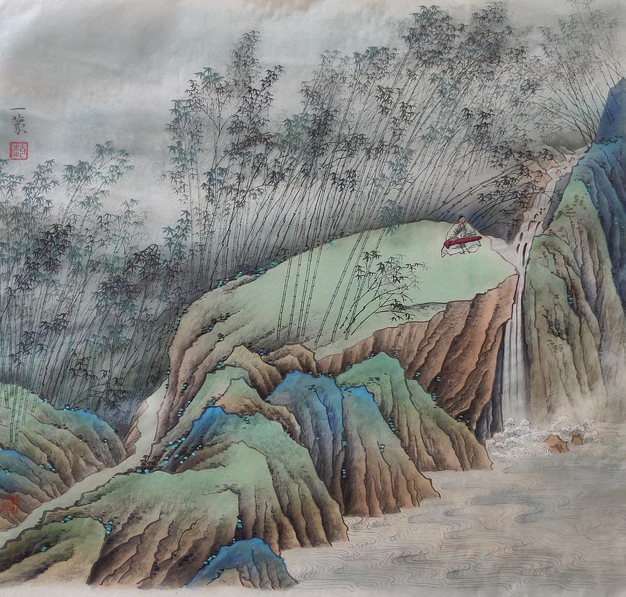 Seclusion in mound Painting by Yimeng Zhao Seclusion in mound Painting by Yimeng Zhao