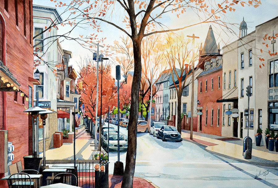 Second and Market Painting by Mick Williams