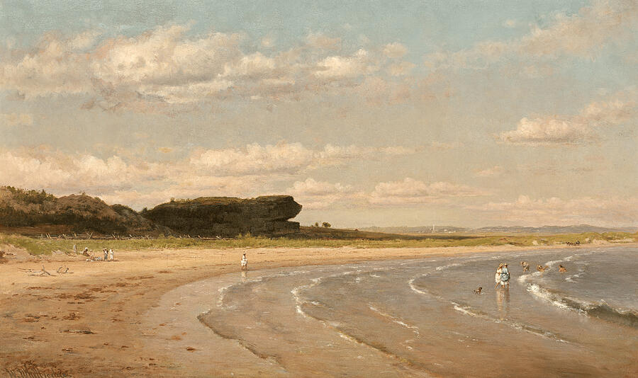 Second Beach, Newport - Worthington Whittredge Digital Art by Samuel HUYNH Second Beach, Newport - Worthington Whittredge Digital Art by Samuel HUYNH