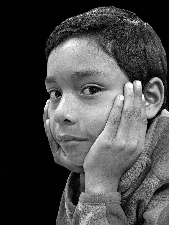 Second Grade Boy Photograph by Lorena Cassady