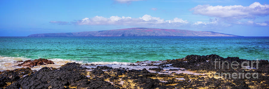 Secret Beach Paako Cove Maui Hawaii Panorama Photo Photograph by Paul Velgos