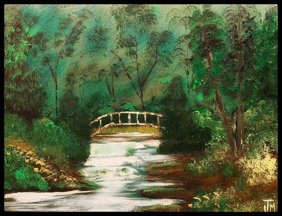 Secret Bridge Painting by Jim McCullaugh