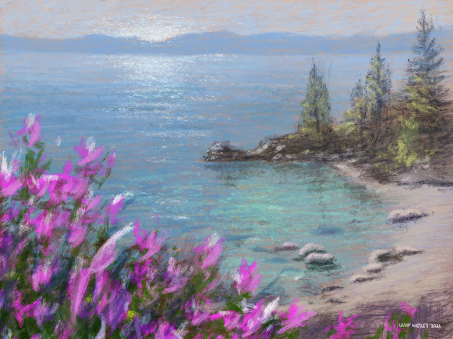 Secret Cove  Painting by Larry Whitler