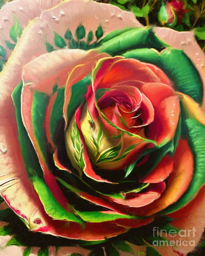 Secret Rose Garden Digital Art by Vicki Pelham