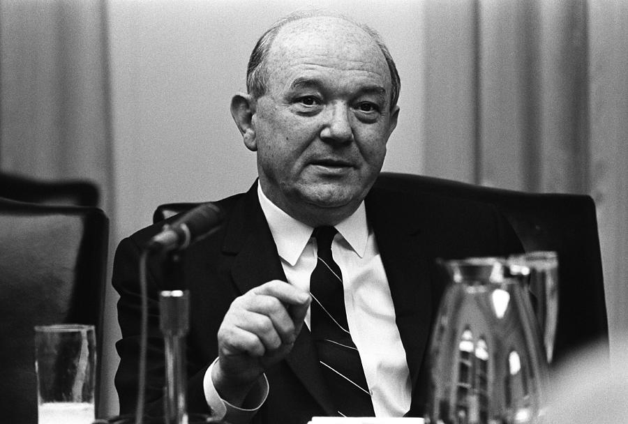Secretary of State Dean Rusk - 1968 Photograph by War Is Hell Store