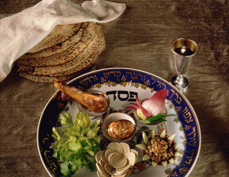 Seder plate Photograph by Penina Meisels