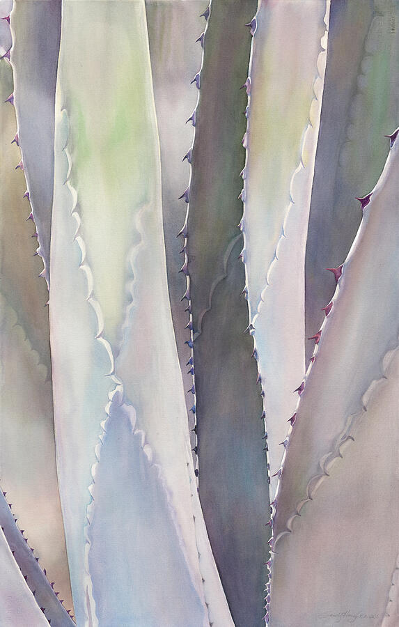 Desert Painting - Sedona Agave #2 by Sandy Haight