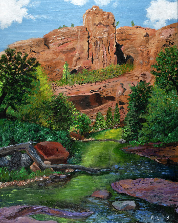 Sedona, Arizona Painting by Bruce Schmalfuss