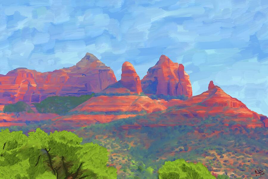 Sedona Painting by Bruce - Fine Art America