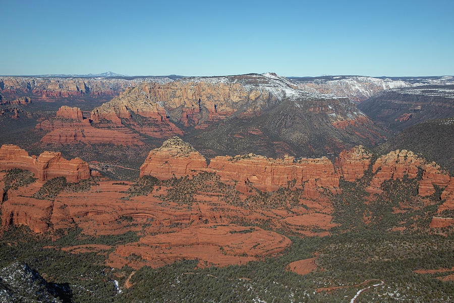 Sedona from the Air #1 Photograph by Steve Templeton