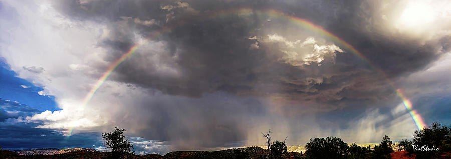 Sedona Rainbow Photograph by Tim Kathka