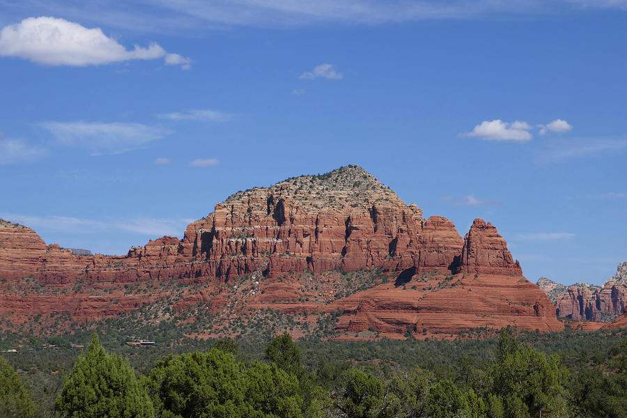 Sedona Red Rock Table Top Mountain 2 Photograph by One Day Travel ...