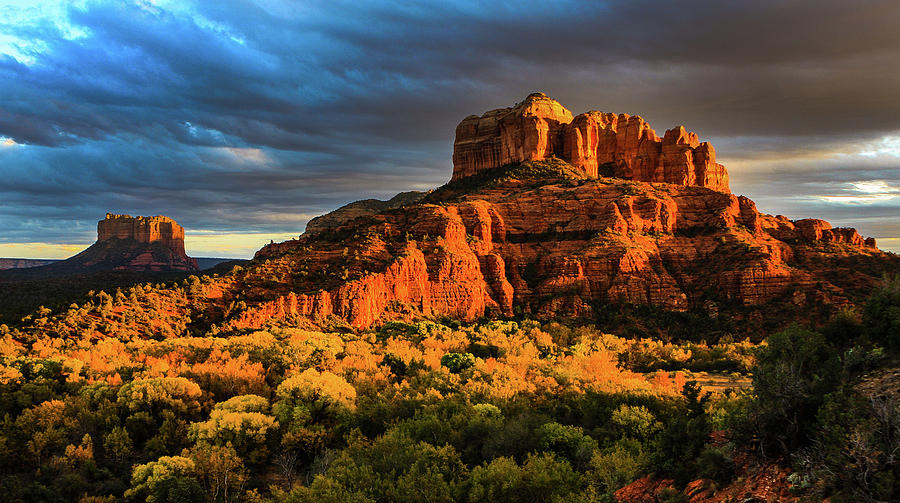 Sedona Sunset Photograph by Peter Crook