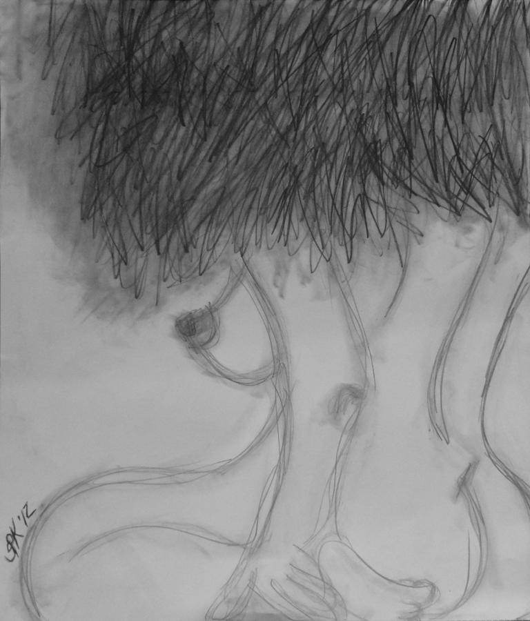 Seduction Drawing by Shayna Keach - Fine Art America