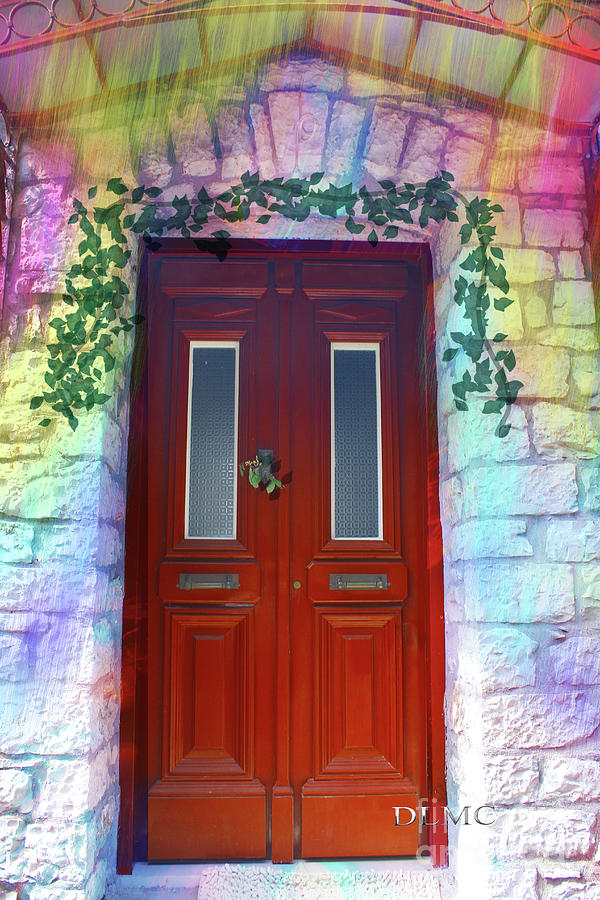 See the Door Ionized Painting by Donna L Munro
