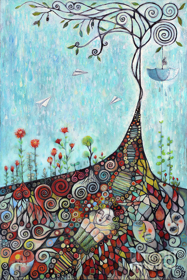 Seeds in Love  Painting by Manami Lingerfelt