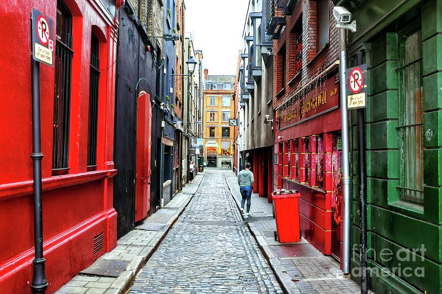 Seeing Red in Dublin Ireland Photograph by John Rizzuto