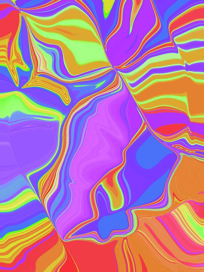 Segments of a Rainbow Digital Art by Eileen Backman